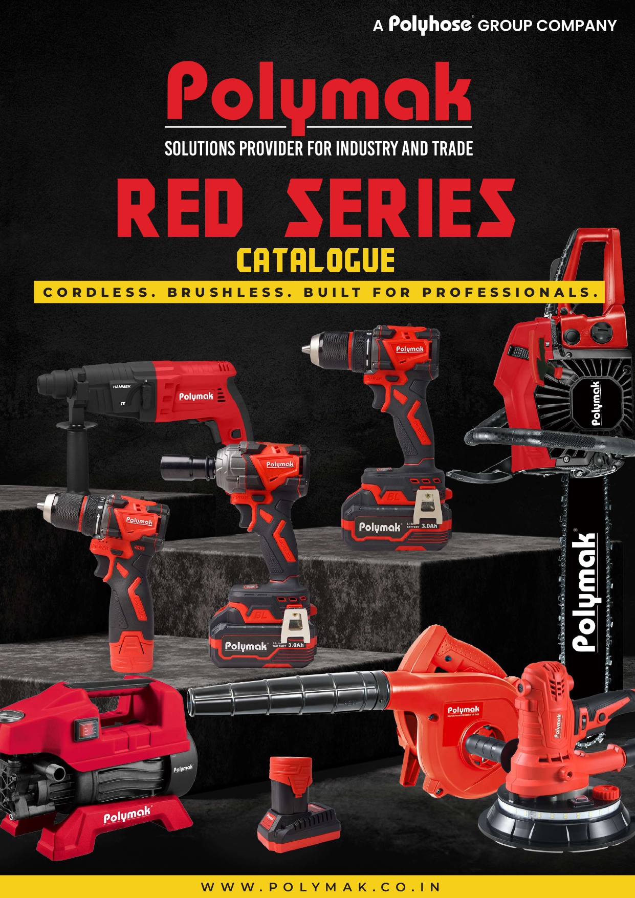 Polymak RED Series Cordless Catalogue 2026